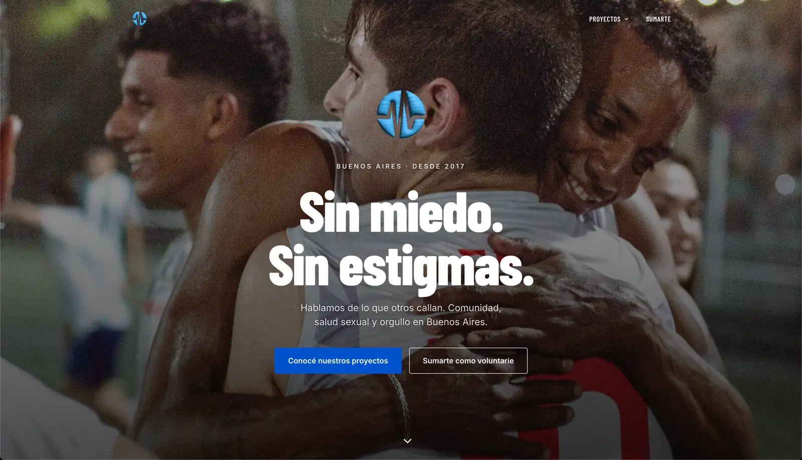 Home del sitio institucional de Impulse Buenos Aires, ONG de salud sexual y comunidad LGBTIQ+